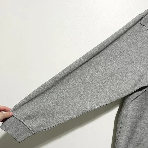 Beautiful Disaster Womens Crewneck Sweatshirt C2X Gray Lounge Cozy Weekend Comfy - Picture 4 of 9